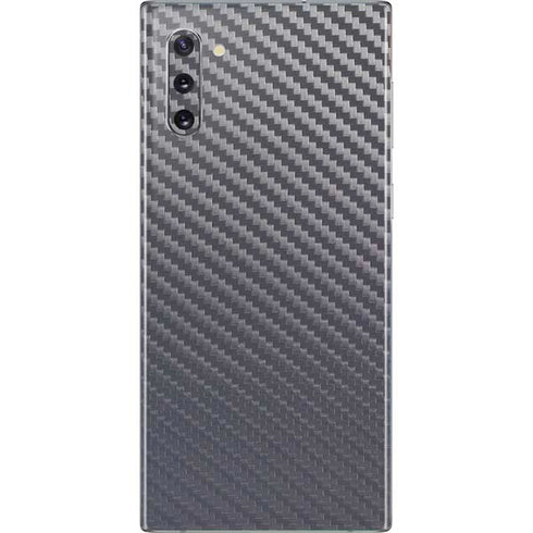 Silver Carbon Fiber Specialty Texture Material Galaxy Note 10 Skin